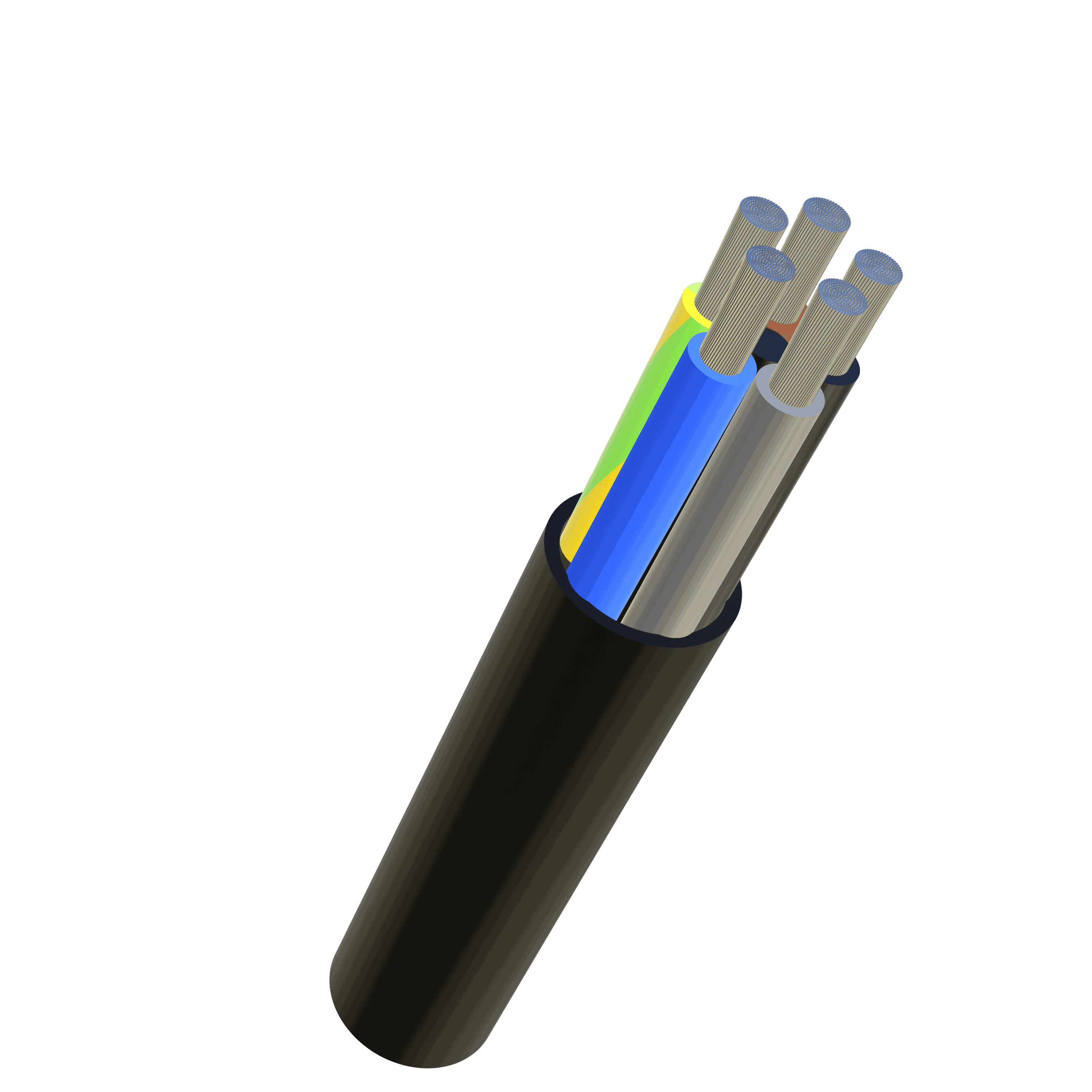 Alukaflex Gdv 5x35 3LNPE hf schwarz Eca