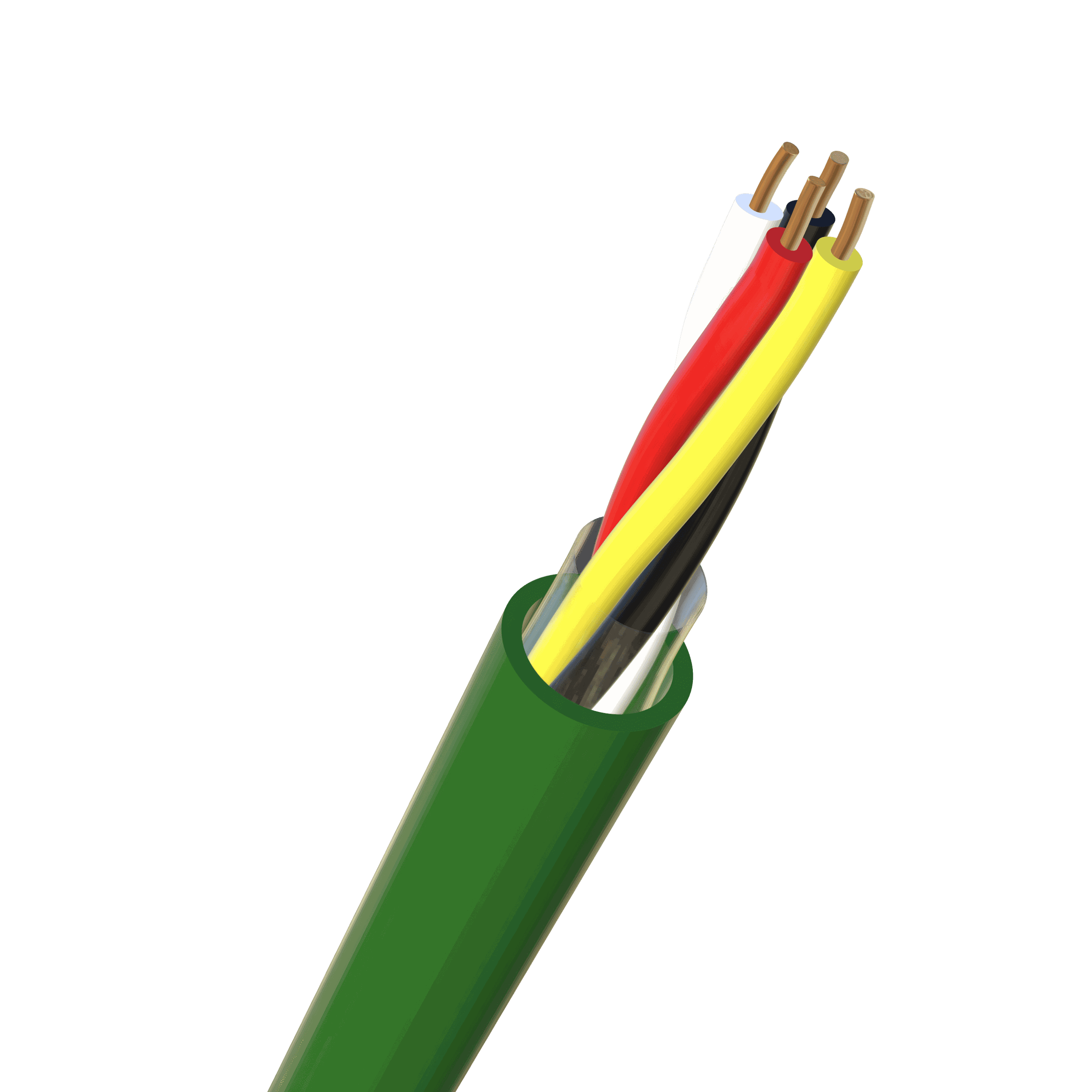 EIB/KNX-BUS 2x2x0.8 hf grün Cca