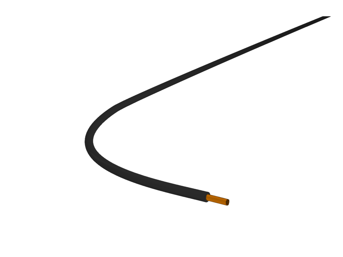 Litze 150mm2 hf 90°C schwarz