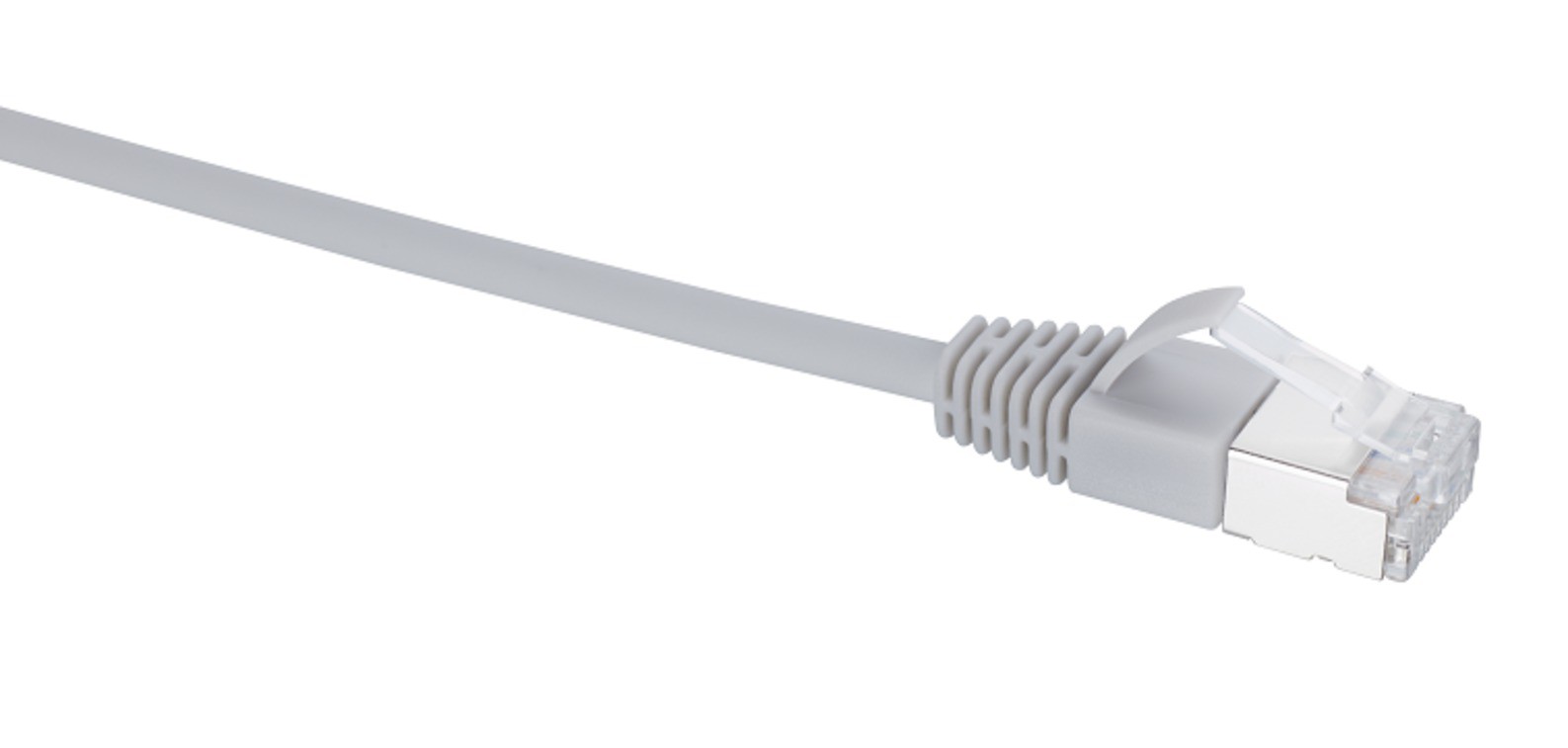 Slim Patchkabel Kat.6a grau 1m