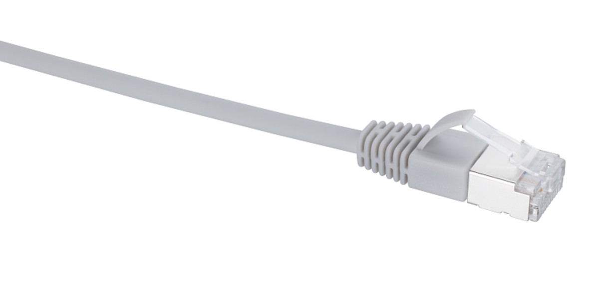 Slim Patchkabel Kat.6a grau 6m