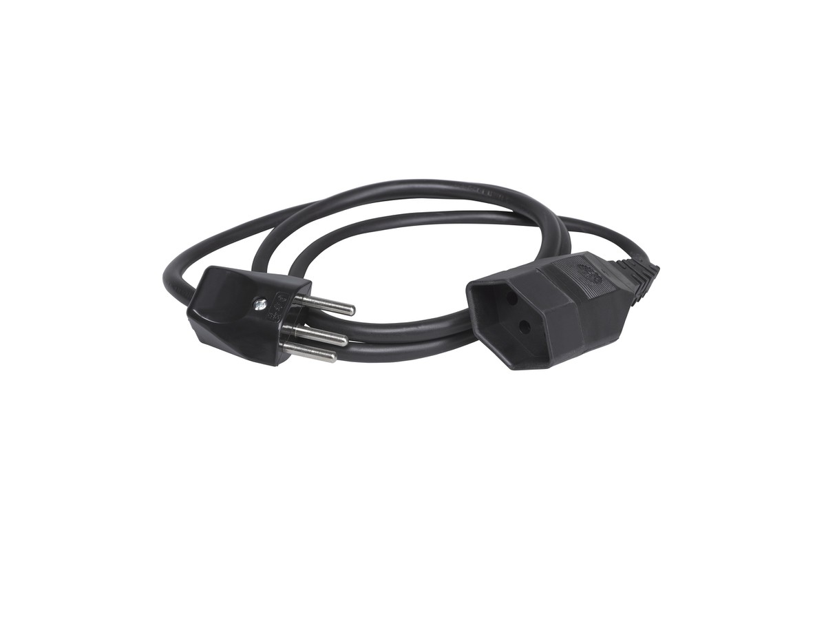 Rallonge Td 3x1 1m Typ12/T13 noir