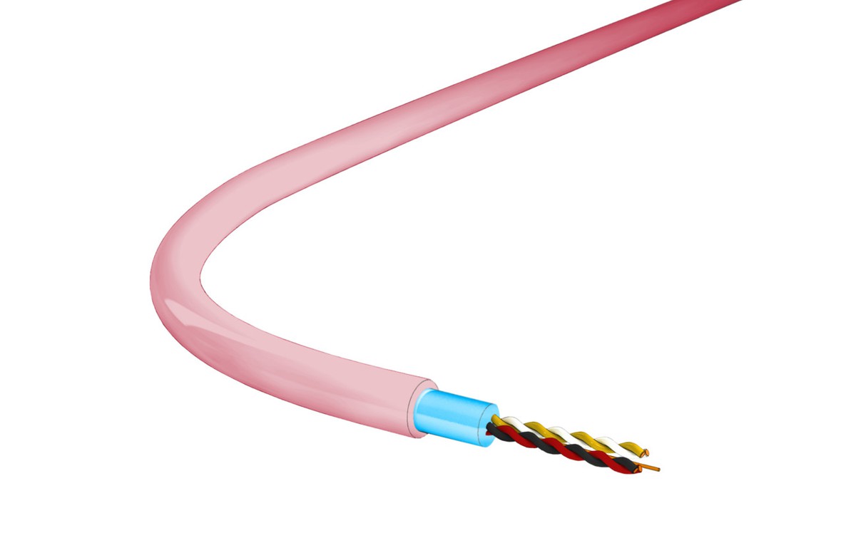 EIB/KNX-BUS (St) 2x2x0.8 hf rosa Cca