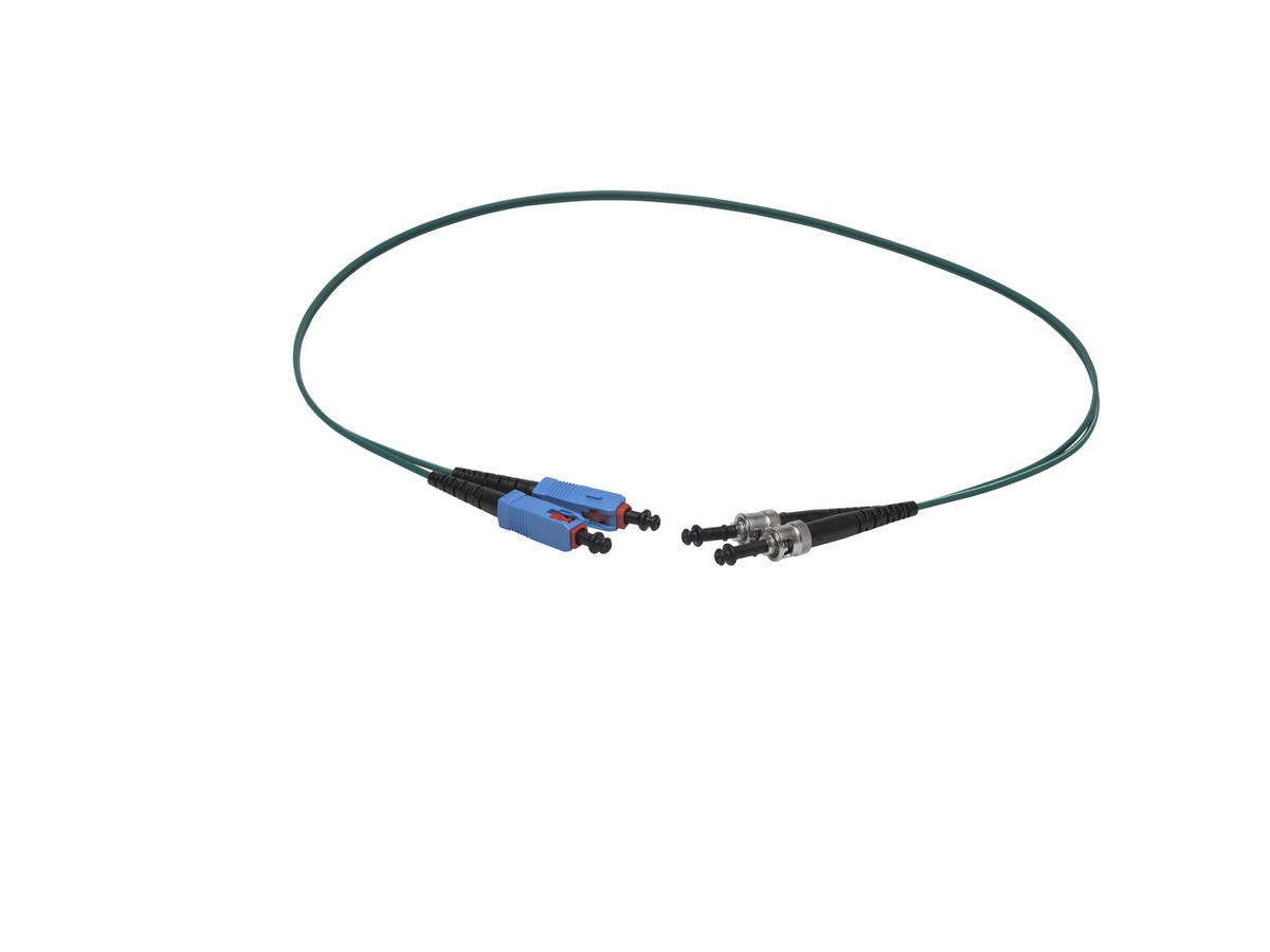 VL Dupl. Fig.8 9/125 ST/SC gn 15.0m