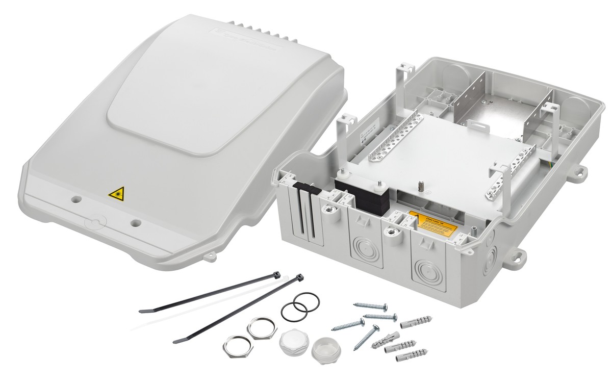 Coffret de raccordement HAK 10 Hybrid V3 équipé complet avec Set de FO (pas équipé CU)