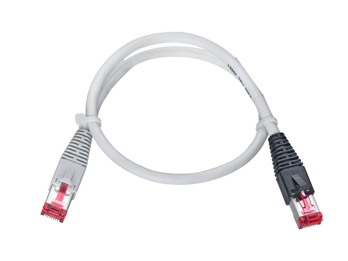 AK VBS Typ 17+ RJ45 HR hf gu/sz Kat.6 7.0m gr