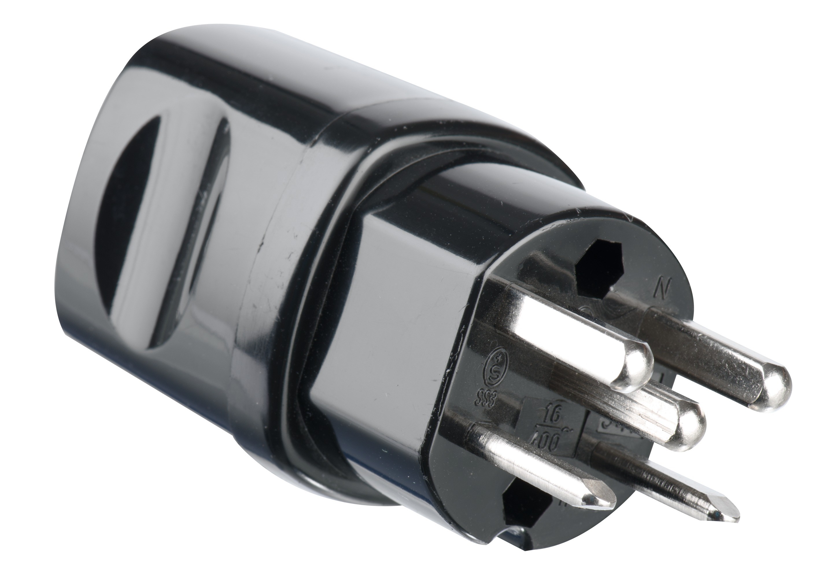 Stecker Typ 25 16A schwarz