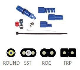 ECAM S9.5 entrée de câble simple, pour câble rond 3.5-9.5mm