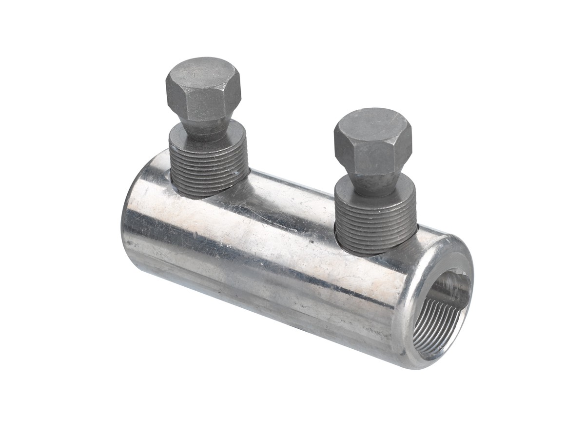 Schraubverbinder AL vz für AL/Cu 35-150mm2, mit Trennsteg, 2 Abreisskopfschrauben
