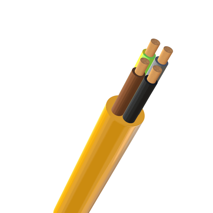 Câble PUR 4x1.5 3LPE orange H07BQ-F