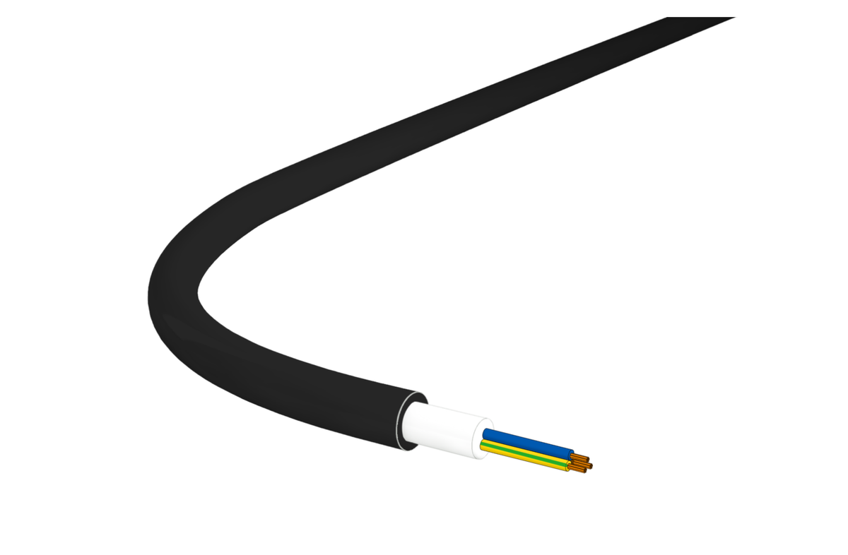 Soil flex 3x2.5 LNPE hf schwarz B2ca