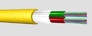 LWL Universalkabel 2x12 9/125 OS2 3kN LSFH gb 9.9mm BendBright Dca