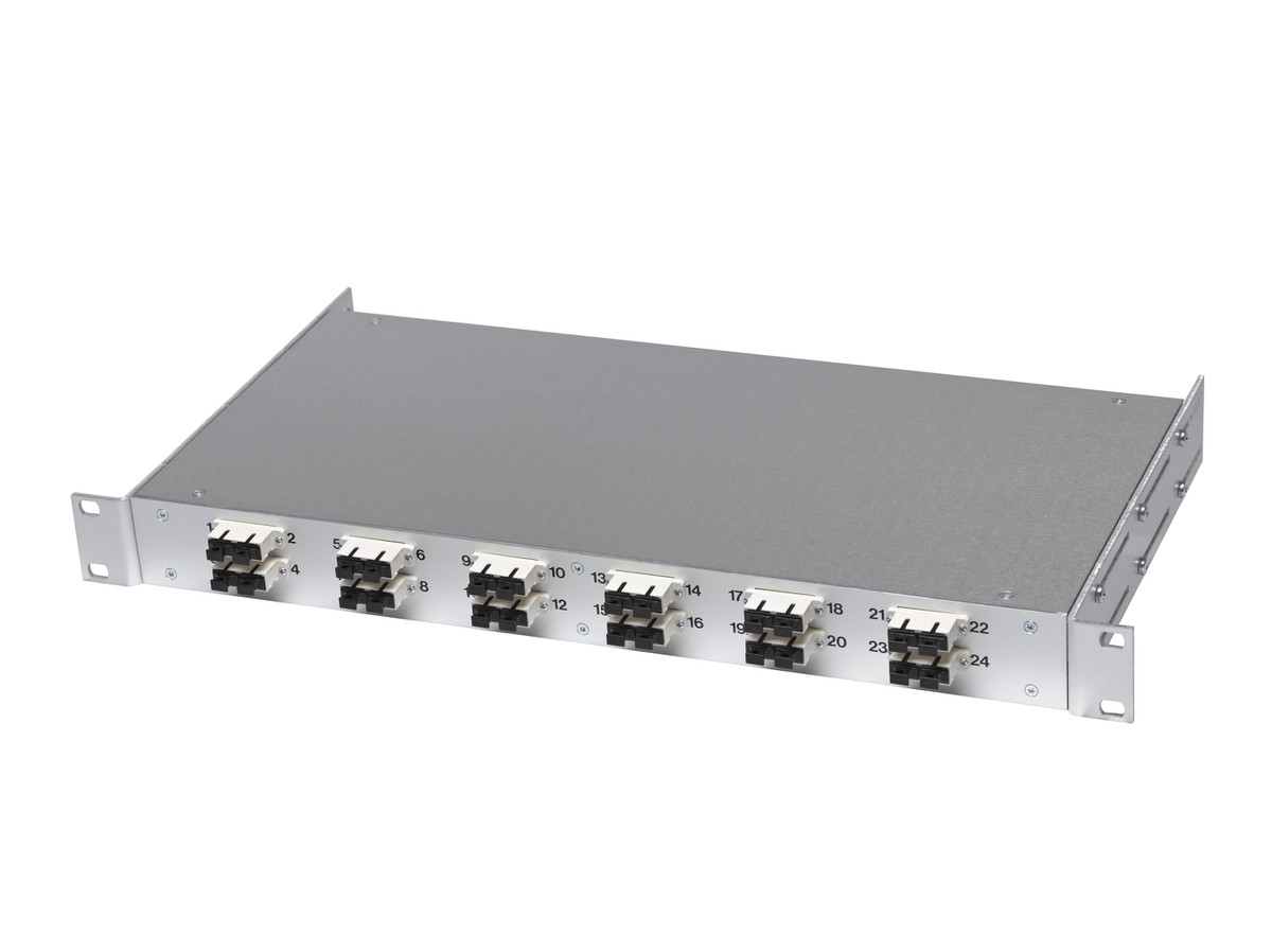 LWL 19" KEV 1HE zu ML 4xSC/Dupl. MST MM