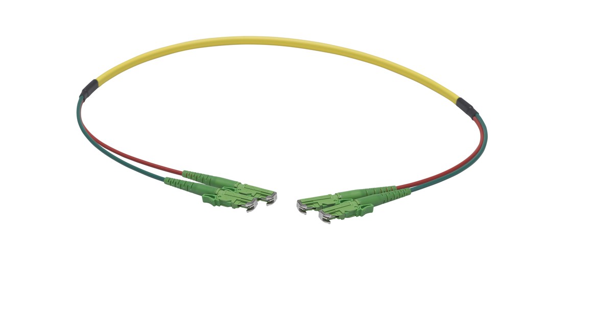 VL Dupl. Fig. 0 9/125 E2000APC/E2000APC gn 15.0m