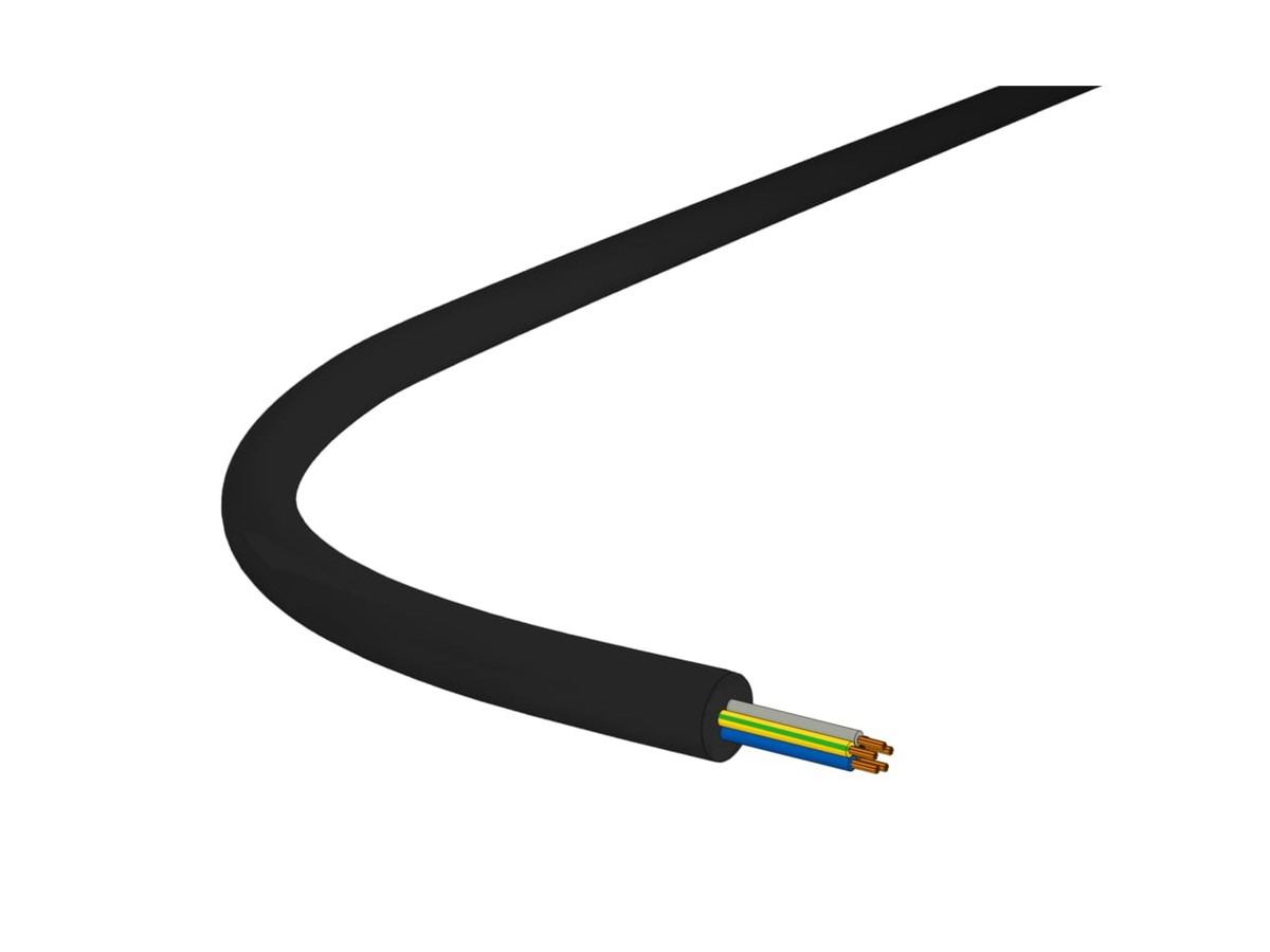 Gdv H07RN-F 5x4 LNPE noir Eca