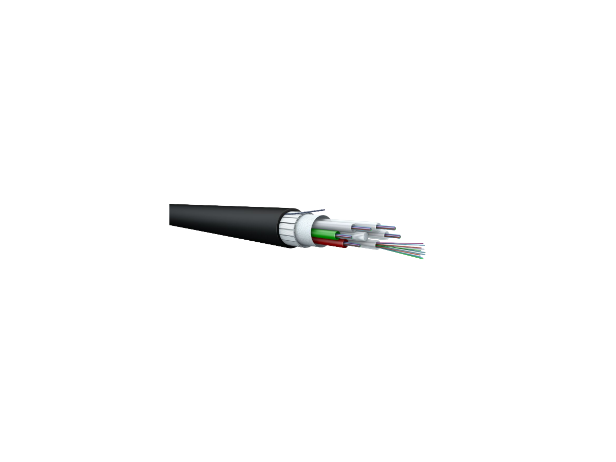 Câble FO universel 6x12 9/125 9000N LSFH-RF nr/or Cca