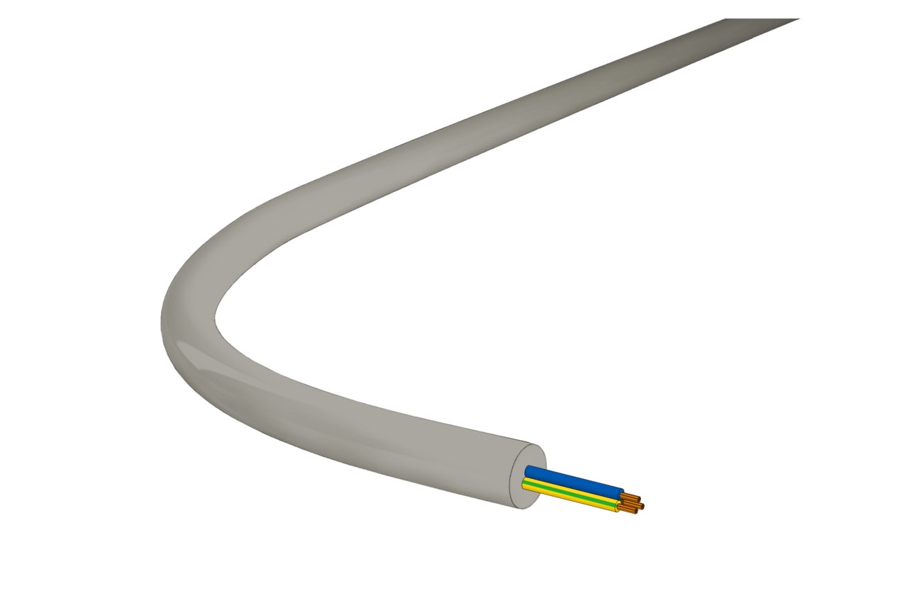 HSLH-JB flex 3x2.5 LNPE hf grau Cca