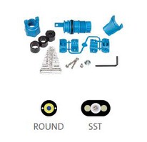 ECAM S18 Einfach-Kabeleinführung für Rundkabel 5-18mm