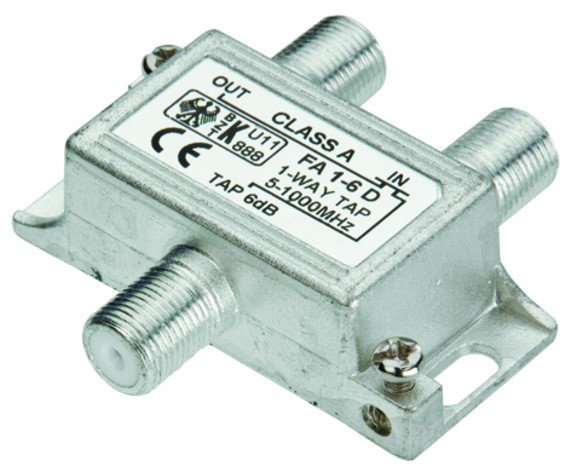 Dérivateur, 1 voie, 5-2400MHz, 8dB