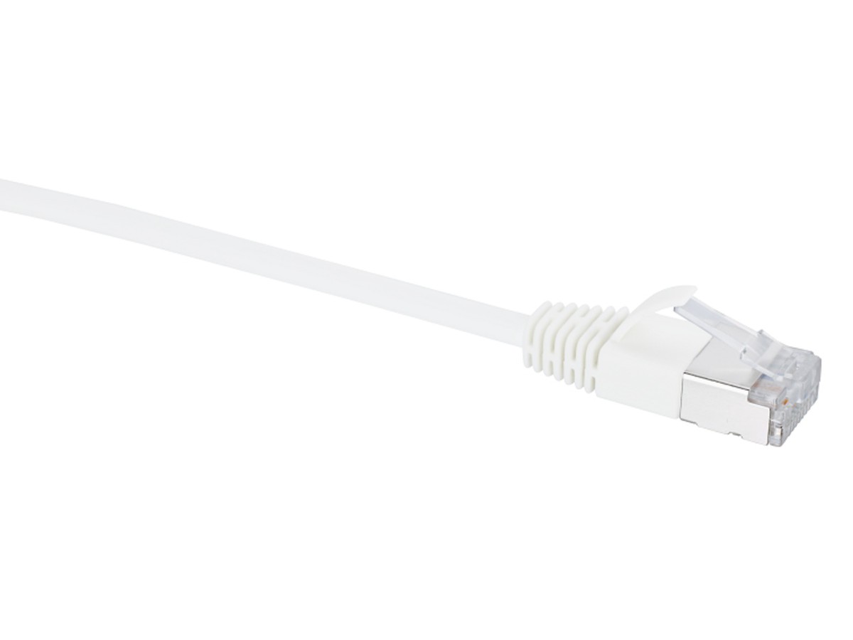 Slim Patchkabel Kat.6a weiss 7.5m