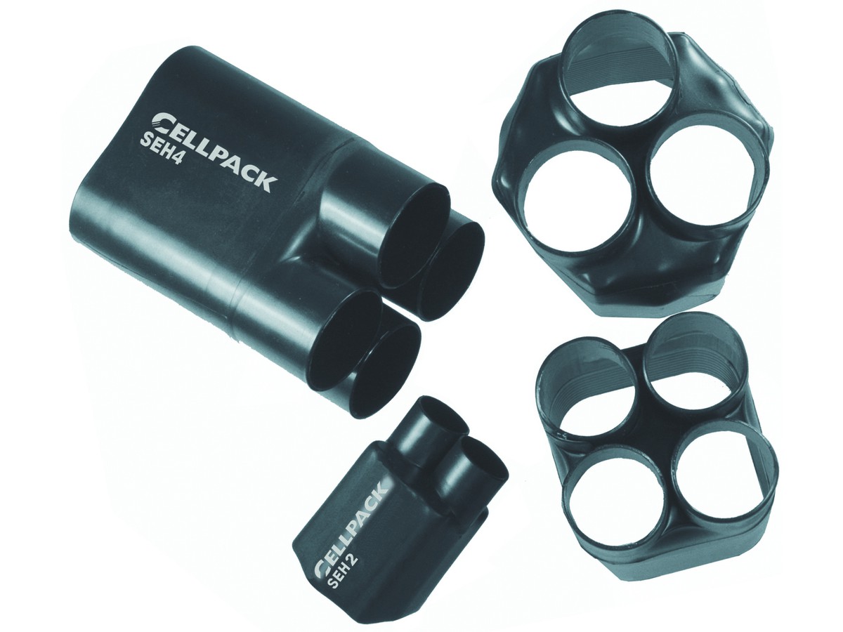 Warmschrumpf-Aufteilkappe mit Kleber SEH3 55-23