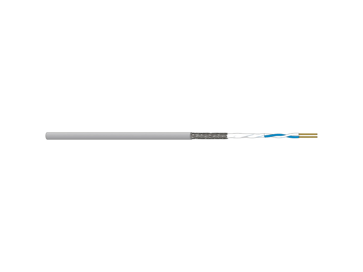 CU SPE 1P flex Industrial PUR S/FTP 1x2xAWG26/7 grau Eca