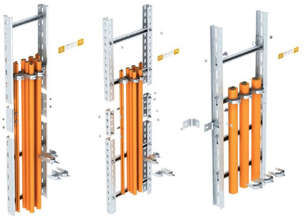 Steigetrassen LG, SLM, SLS Wandmontage