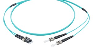 SWIT-VL Dupl. Fig. 0 50/125 OM3 ST/LC tk 15mm Inkl. Beschriftung