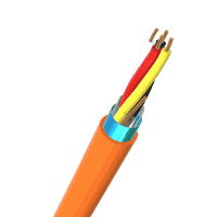 EIB/KNX-BUS (St) 2x2x0.8 sh orange Cca