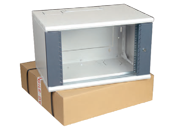 Wand- Standrack 19“ PKS 500 600x513x626 12HE zerlegt RAL7035