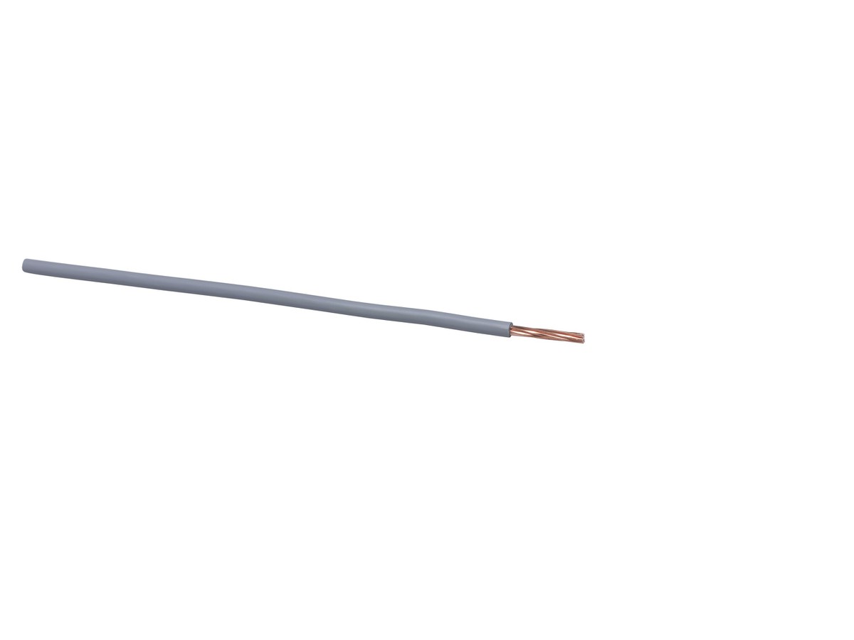 Corde-T 10 mm2 gris Eca H07V-R