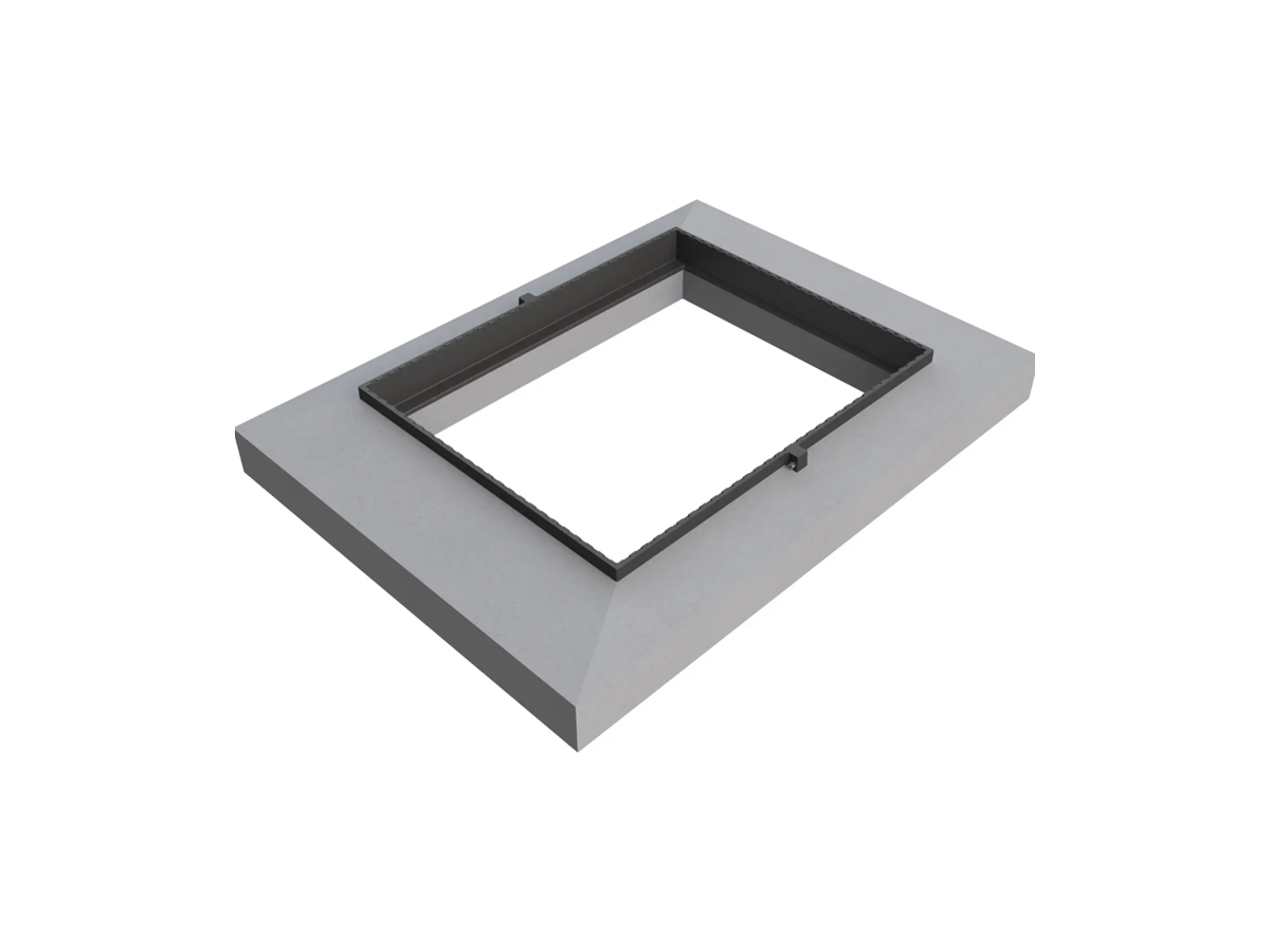 Rahmen m.Betonuntersatz 190x140cm BGS Swisscom 1374255