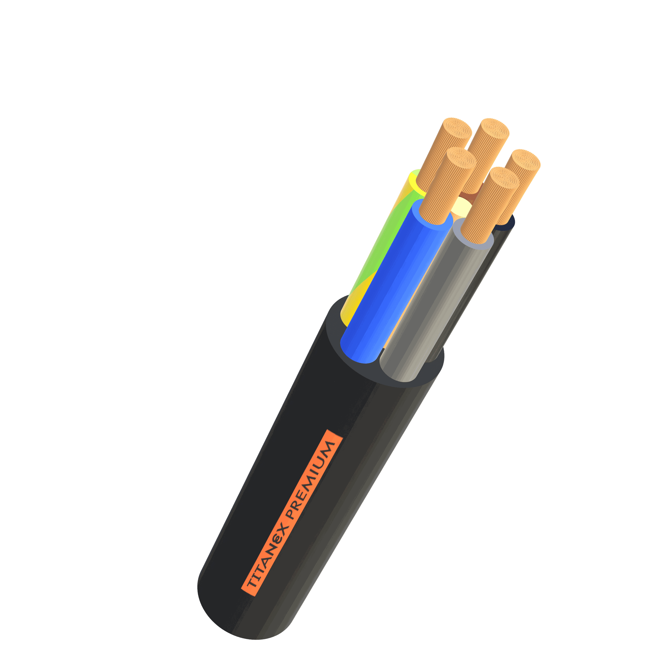 Titanex Premium 5x6 3LNPE sh noir (H07RN-F) Eca