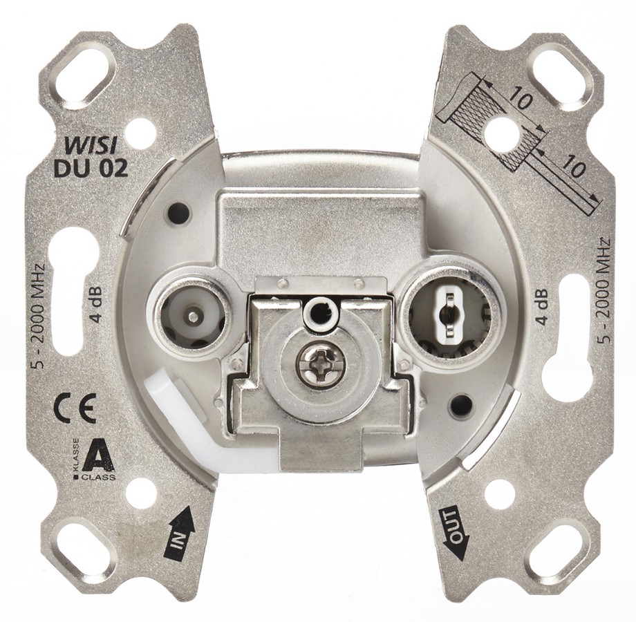 2-Loch Breitbanddose, 4 dB, 2GHz, EB