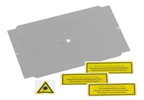 Deckel für Spleisskassette R40 inkl. Warnetikettenset