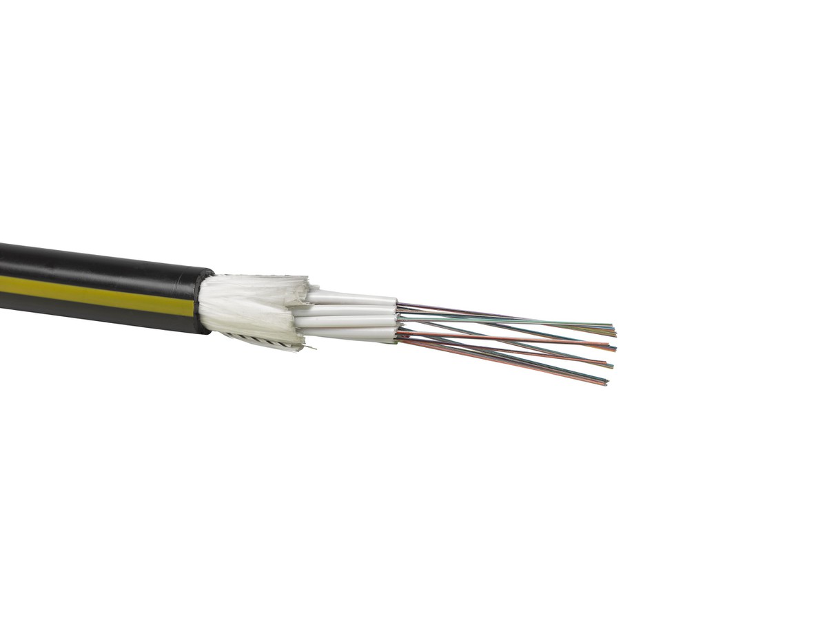 LWL Kabel H+S 120x9/125 NS PE 20mm sz/og