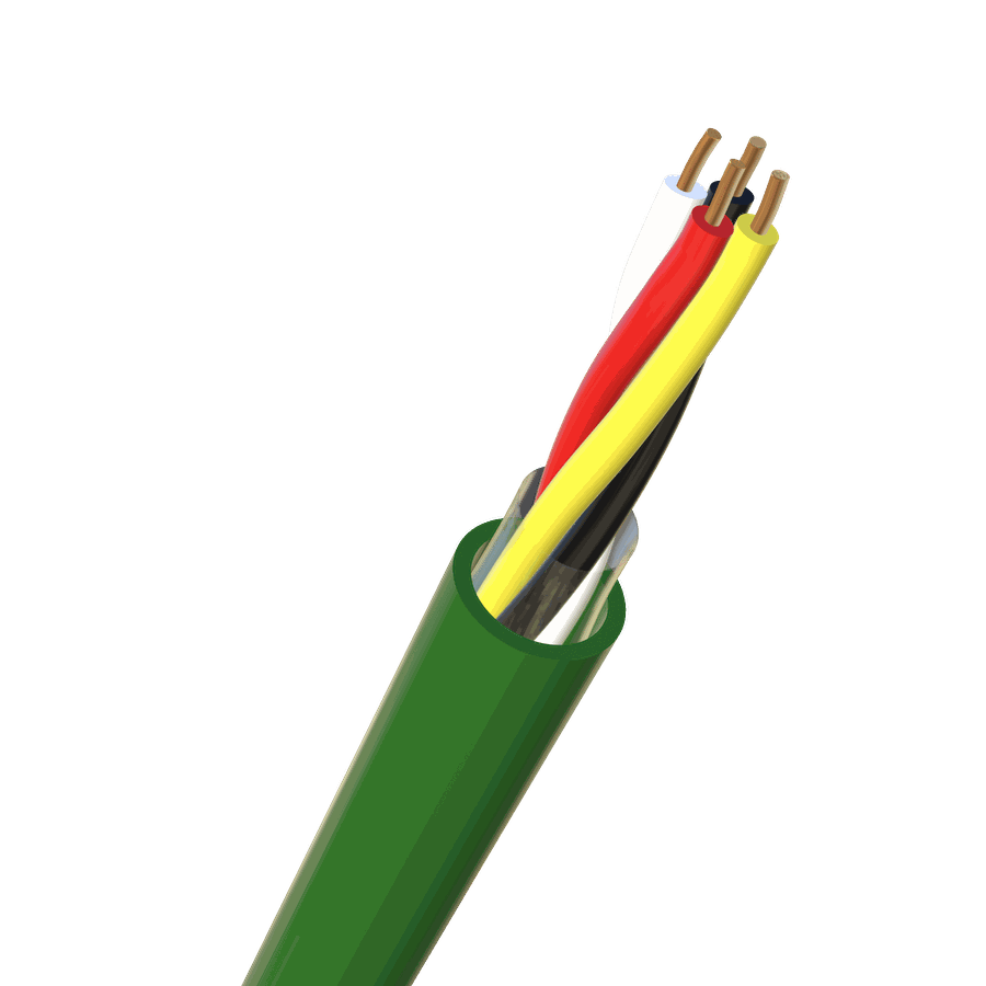EIB/KNX-BUS 2x2x0.8 hf grün Cca