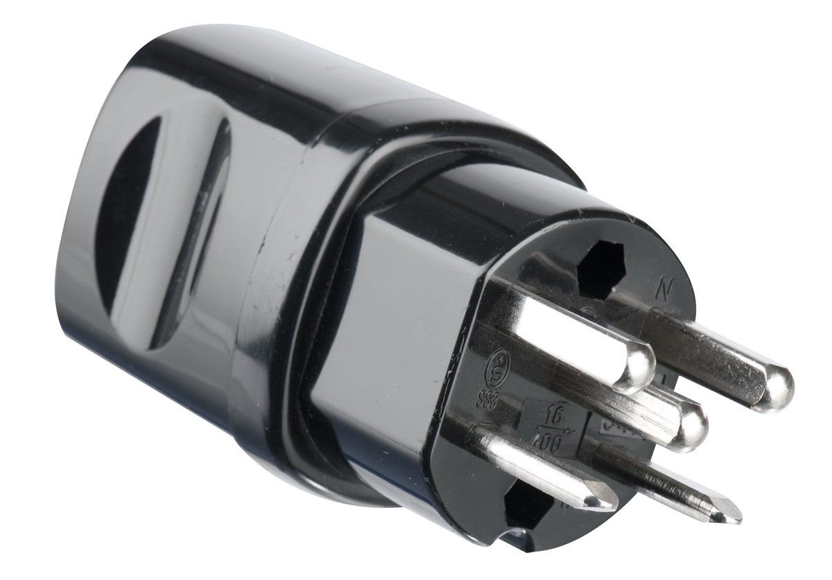 Stecker Typ 25 16A schwarz