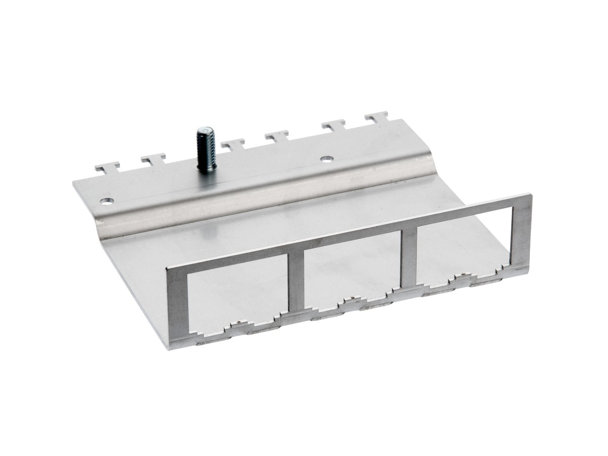 unilan Einschub für 6 x MS/MU 1/8 metall leer (zu Verteilergehäuse 967206009) *Auslaufartikel*
