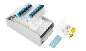 LWL AP Box abgestuft 6xSC 9/125 komp.