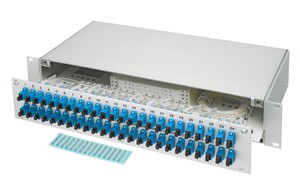 LWL 19" KEV 2HE ausz. 48xSC 9/125 komp.