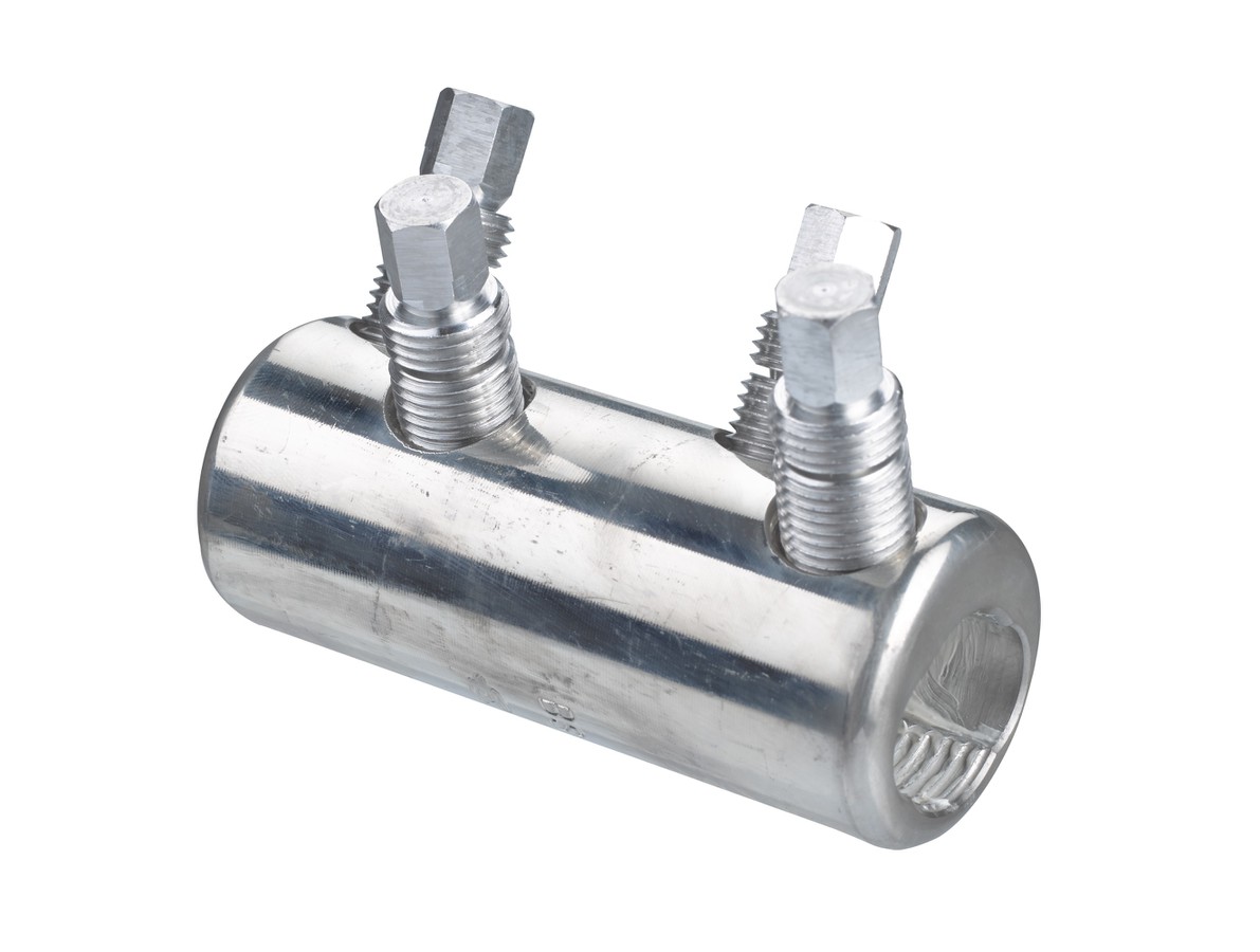 Schraubverbinder AL vz für AL/Cu 95-240mm2 mit Trennsteg,  2 Abreisskopfschrauben