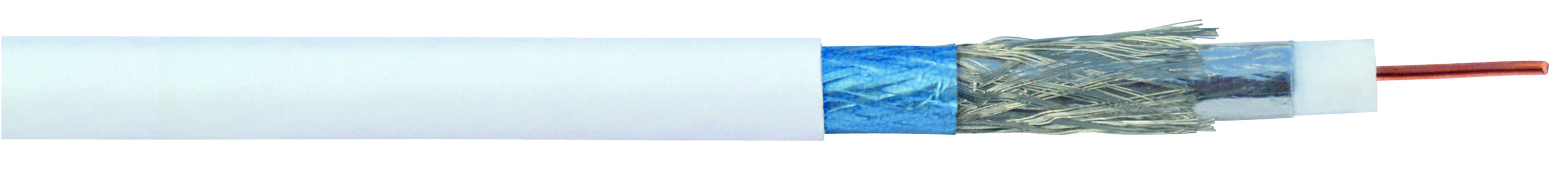 Koax MK96A 250m Blister PVC weiss Dca