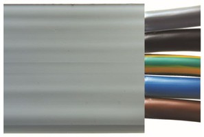 Câble plat 5G25mm² sh 3LNPE gris clair