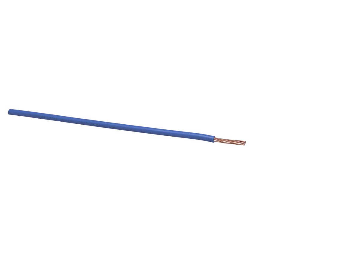 Corde-T 10 mm2 bleu clair Eca H07V-R