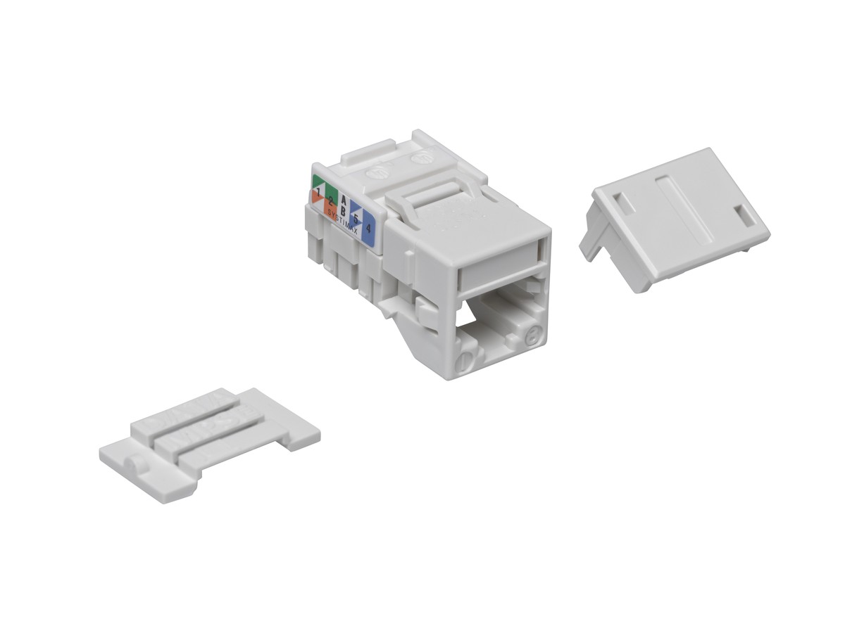 RJ45-Modul MPS 100E Kat.5e ws.