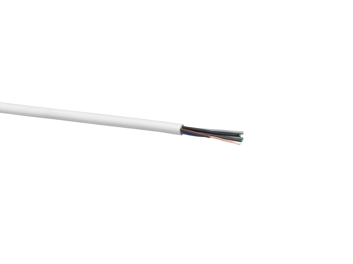 Td-Kabel 5x2.5 3LNPE PVC weiss Eca