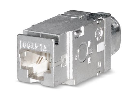 unilan Modul PS GG45 Cat.7A 1/8  solid inkl. Clip, AWG 22 bis 24