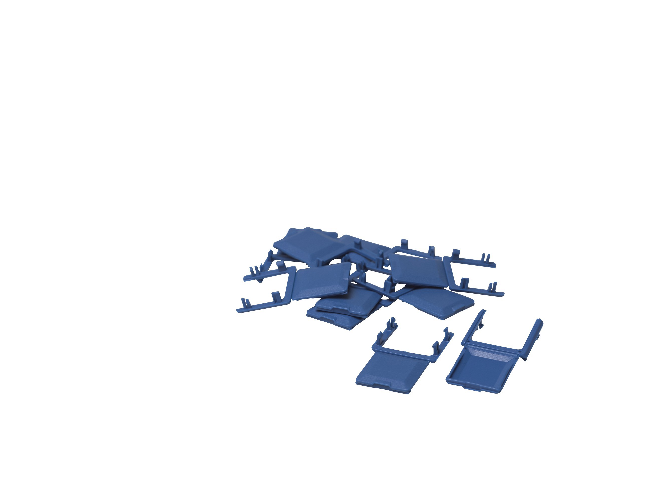 R&M Cache-poussière à charnière bleu