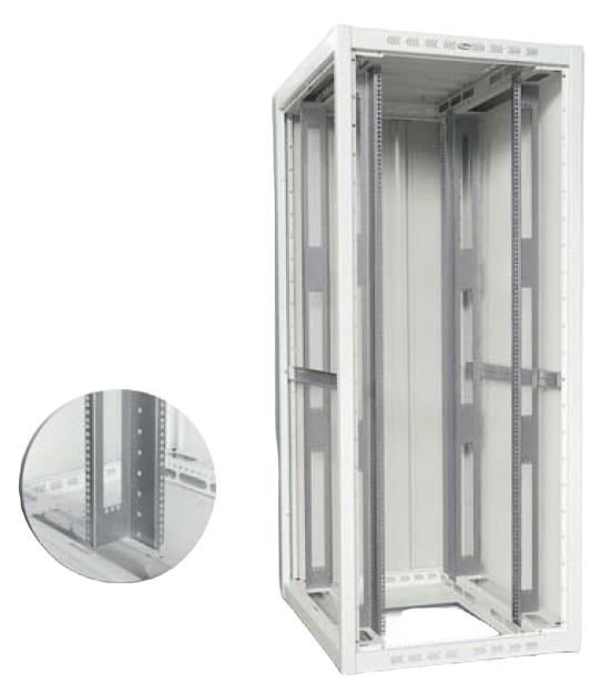 Augmentation de la charge utile 19" à 1000 kg 800x1000x42U